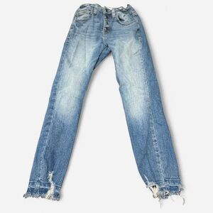 Girls size 10 KanCan Blue Distressed Jeans